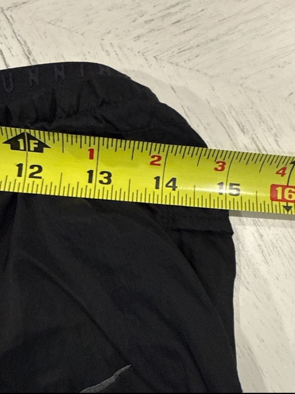 Nike Running Division Black Athletic Shorts with 3 Stripe Nike Logo, Size Small - Picture 7 of 9